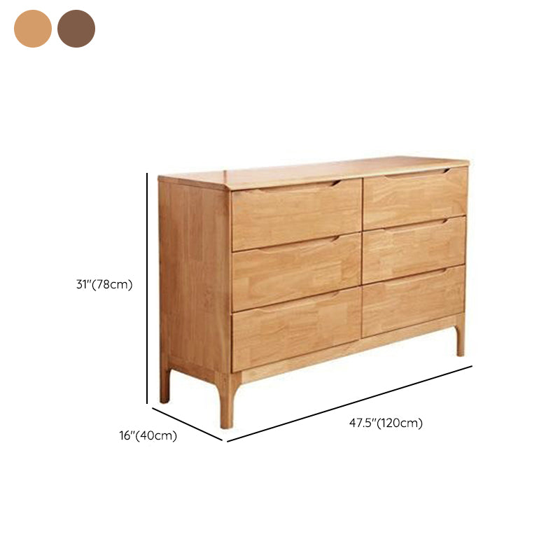 Coffre de rangement en bois massif de 15,6 pouces de largeur, commode de rangement moderne