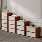 Commode de rangement moderne en pierre, commode de rangement avec 2/3/4/5 tiroirs