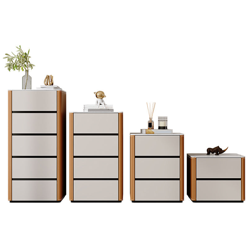 Commode de rangement moderne en pierre, commode de rangement avec 2/3/4/5 tiroirs