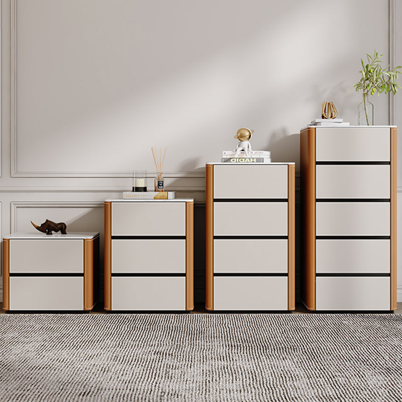 Commode de rangement moderne en pierre, commode de rangement avec 2/3/4/5 tiroirs