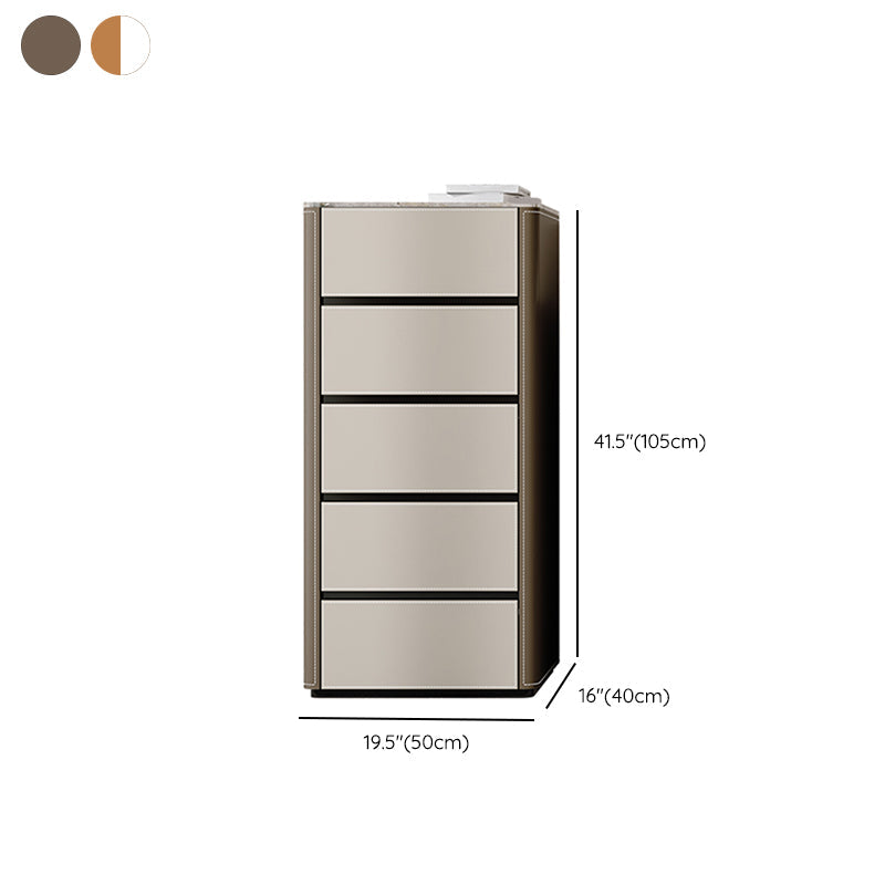 Commode de rangement moderne en pierre, commode de rangement avec 2/3/4/5 tiroirs