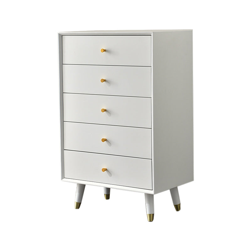 Wooden Storage Chest Dresser Contemporary Glam Chest with Drawers