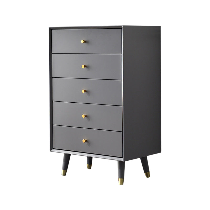Wooden Storage Chest Dresser Contemporary Glam Chest with Drawers