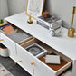 Wooden Storage Chest Dresser Contemporary Glam Chest with Drawers