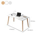 Bureau d'ordinateur contemporain Parsons Wood Office Bureau pour la maison