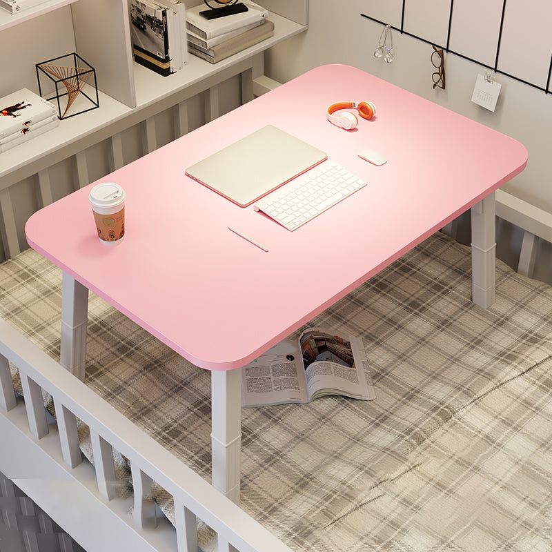 Escritorio de oficina de madera de ingeniería contemporánea escritorio de escritura con piernas blancas