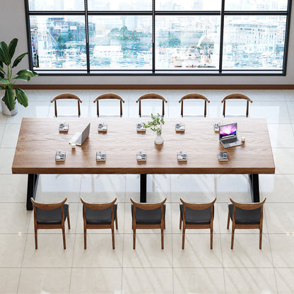 Industrial Massivholz Schreibtisch Trestle Basis 29.53 "hoher Büroschreibtisch