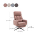 Fauteuil de direction moderne sans bras, repose-pieds inclus, chaise de direction pour le bureau