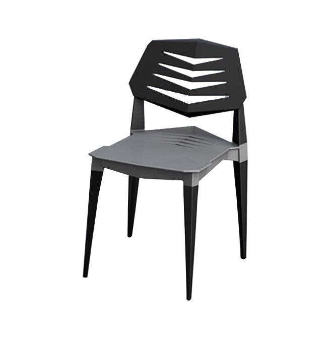 Contemporary No Arm Conference Chair Plastic Chair with Legs for Office Clearhalo 'furn' 'furn_office_chair' 'Furniture' 'Office Chairs' 'Office Furniture' 'office_chair' 6549452