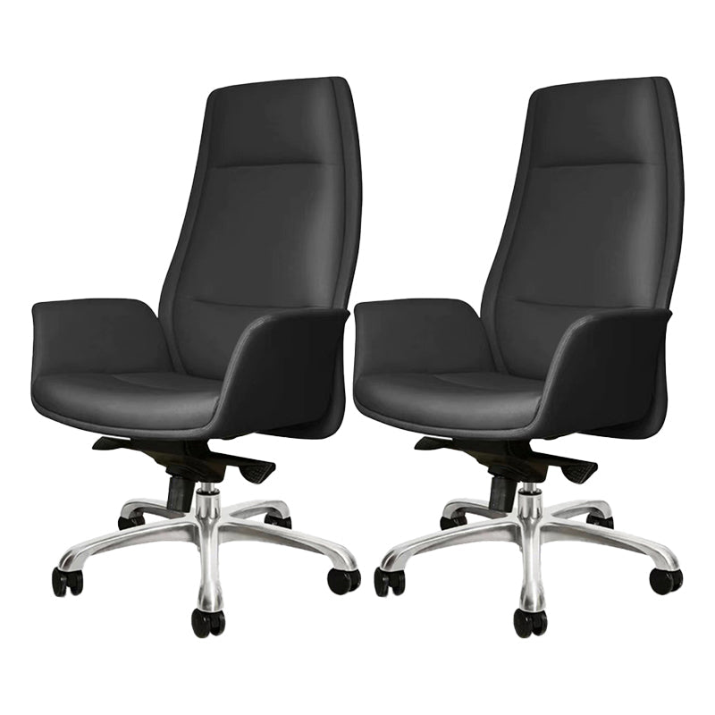 Silla ejecutiva de cuero moderna Silla ergonómica de gerentes para oficina