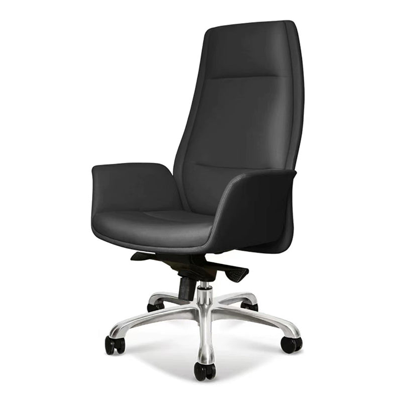 Silla ejecutiva de cuero moderna Silla ergonómica de gerentes para oficina
