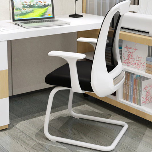 Silla giratoria moderna sin angustios de brazos fijos transpirables air red