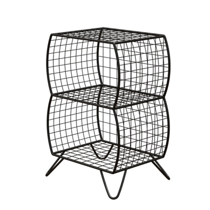 Glam Metal Bookshelf Closed Back Standard Bookcase with Shelves