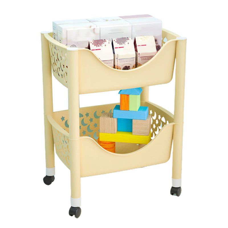 Modern Antique Finish Shelf Bookcase Plastic Standard Bookshelf with Shelves