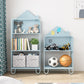 Scandinavian Metal Bookshelf Metal Standard Open Back Bookcase Clearhalo 'Bookcases' 'furn' 'furn_bookcases' 'Furniture' 'Office Furniture' 6549973