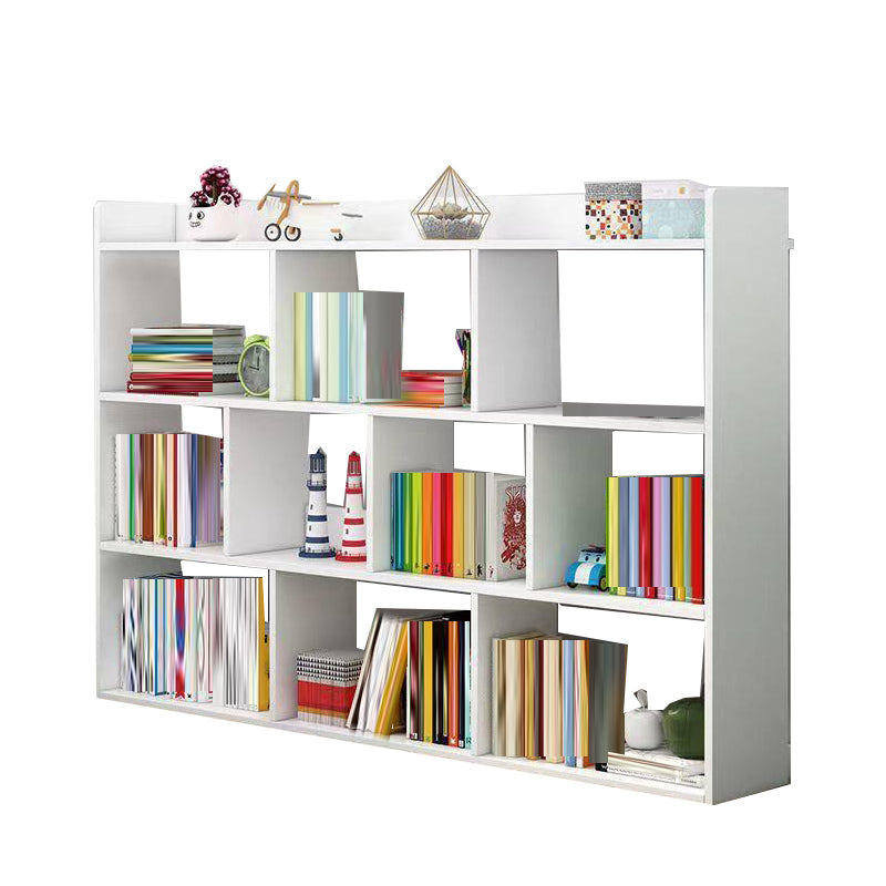 Scandinavian Engineered Wood Bookshelf Standard Open Back Bookcase Clearhalo 'Bookcases' 'furn' 'furn_bookcases' 'Furniture' 'Office Furniture' 6550007