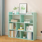 Scandinavian Engineered Wood Bookshelf Standard Open Back Bookcase 31"L x 8"W x 35"H Green Clearhalo 'Bookcases' 'furn' 'furn_bookcases' 'Furniture' 'Office Furniture' 6550010