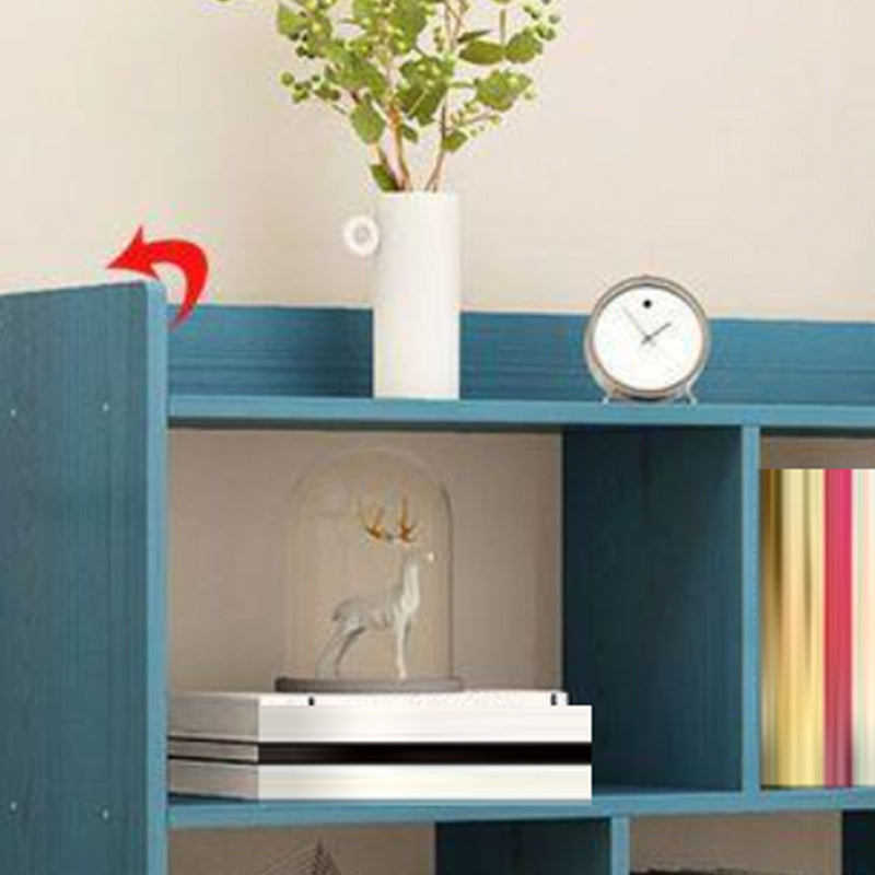 Scandinavian Engineered Wood Bookshelf Standard Open Back Bookcase Clearhalo 'Bookcases' 'furn' 'furn_bookcases' 'Furniture' 'Office Furniture' 6550011