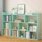 Scandinavian Engineered Wood Bookshelf Standard Open Back Bookcase 55.1"L x 7.9"W x 35.4"H Green Clearhalo 'Bookcases' 'furn' 'furn_bookcases' 'Furniture' 'Office Furniture' 6550013