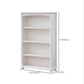 Closed Back Modern Bookcase Standard White Wooden Bookshelf with Shelves Clearhalo 'Bookcases' 'furn' 'furn_bookcases' 'Furniture' 'Office Furniture' 6550050