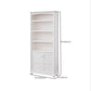 Closed Back Modern Bookcase Standard White Wooden Bookshelf with Shelves Clearhalo 'Bookcases' 'furn' 'furn_bookcases' 'Furniture' 'Office Furniture' 6550051