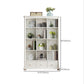 Closed Back Modern Bookcase Standard White Wooden Bookshelf with Shelves Clearhalo 'Bookcases' 'furn' 'furn_bookcases' 'Furniture' 'Office Furniture' 6550055