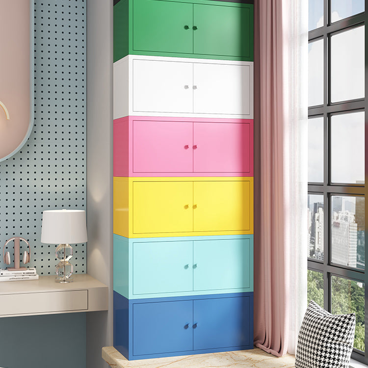 Metal Cabinets Included Bookshelf Standard Scandinavian Bookcase Clearhalo 'Bookcases' 'furn' 'furn_bookcases' 'Furniture' 'Office Furniture' 6550060