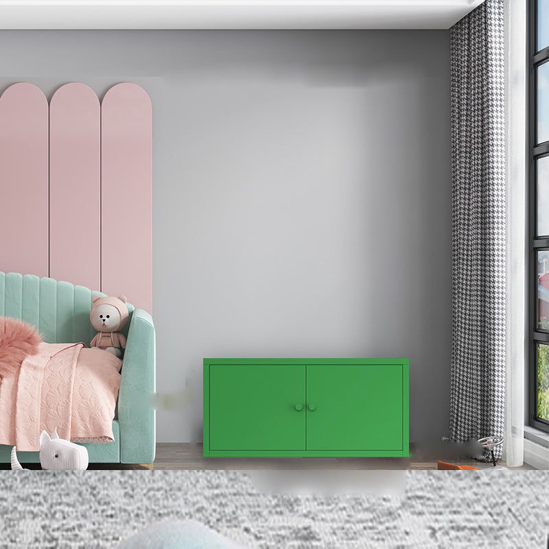 Metal Cabinets Included Bookshelf Standard Scandinavian Bookcase 31.5"L x 19.5"W x 16"H Green Clearhalo 'Bookcases' 'furn' 'furn_bookcases' 'Furniture' 'Office Furniture' 6550061