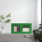 Metal Cabinets Included Bookshelf Standard Scandinavian Bookcase 27.5"L x 14"W x 16"H Green Clearhalo 'Bookcases' 'furn' 'furn_bookcases' 'Furniture' 'Office Furniture' 6550062