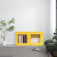 Metal Cabinets Included Bookshelf Standard Scandinavian Bookcase 27.5"L x 14"W x 16"H Yellow Clearhalo 'Bookcases' 'furn' 'furn_bookcases' 'Furniture' 'Office Furniture' 6550076