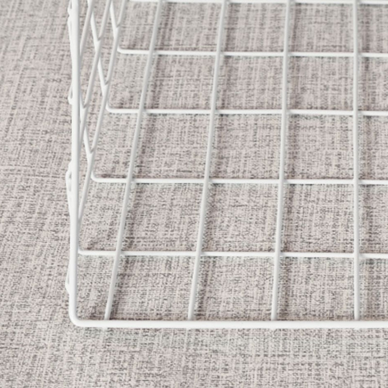 Industrial Floating Bookshelf Closed Back Metal Bookcase with Shelves