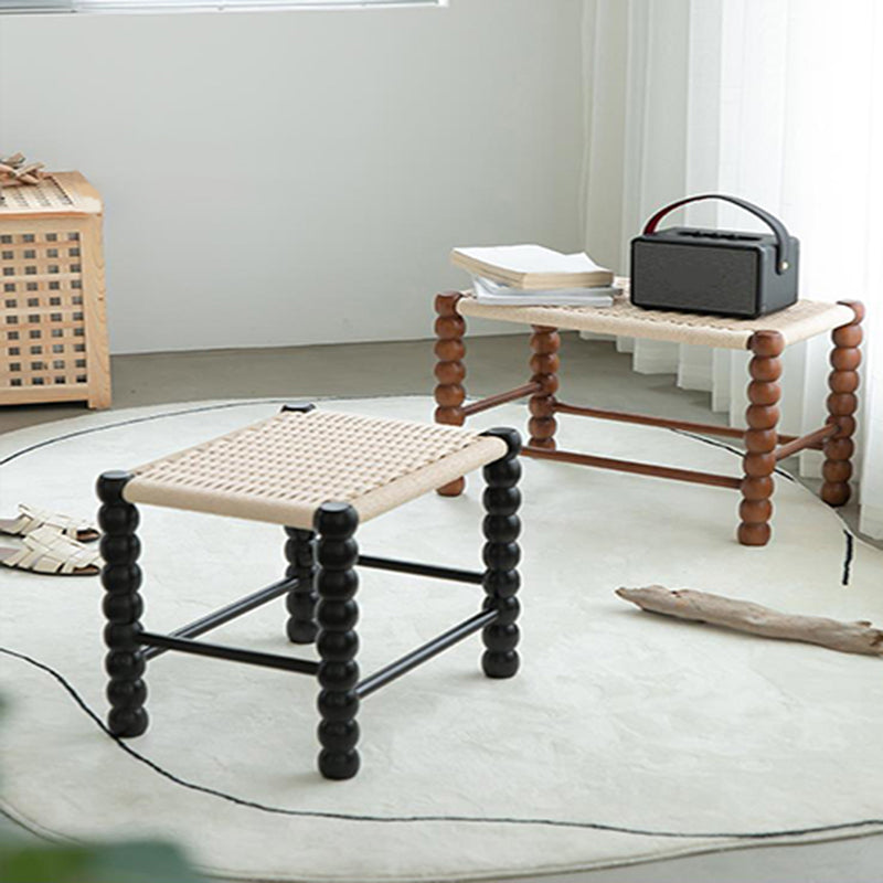 13,65-Zoll-Breite tropische Sitzbank mit festem Holz Rechteckbank