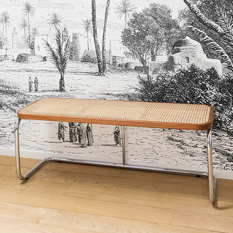 14.82-inch Width Tropical Seating Bench Solid Wood Bedroom Bench Clearhalo 'Benches' 'Chairs & Seating' 'furn' 'furn_benches' 'Furniture' 'Living Room Furniture' 6550283