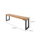 Modern Pine Wood Bench Rectangle Home Seating Bench with Legs Clearhalo 'Benches' 'Chairs & Seating' 'furn' 'furn_benches' 'Furniture' 'Living Room Furniture' 6550305