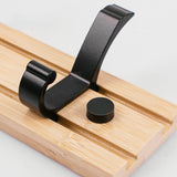 Stile moderno per cappotto minimalista per la parete della casa appesa cappotto in legno