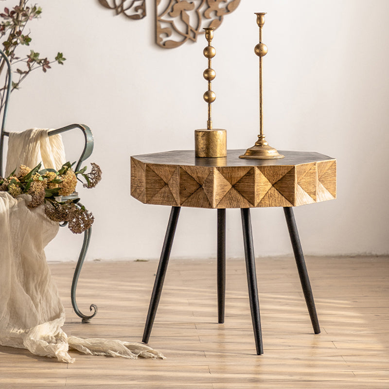 Tavolino laterale di campagna francese completamente assemblato tavolo laterale dell'accento per camera da letto