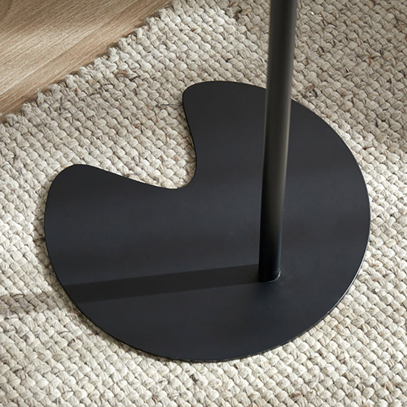 27.55 "背の高いトレイトップサイドテーブルコンテンポラリーラウンドエンドテーブルスタンド