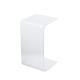 Tavolo laterale largo da 11 "tavolino acrilico accento laterale per camera da letto