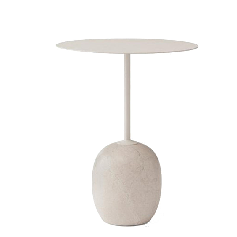 Tavolino moderno in metallo nero/nero tavolino marmo laterale