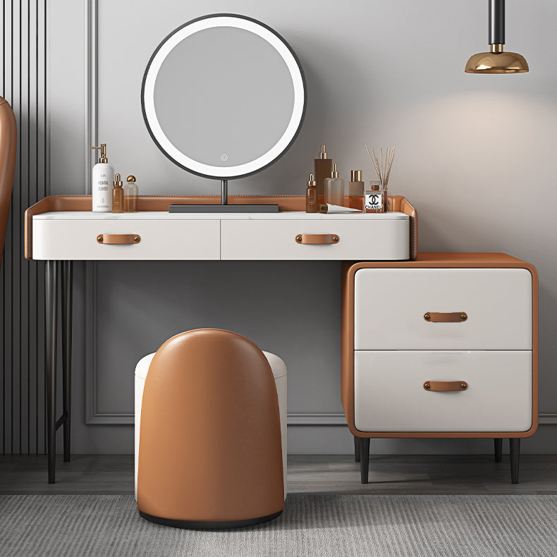 Tavolo da toeletta in legno in legno in legno massiccio in legno in legno massiccio top in pietra