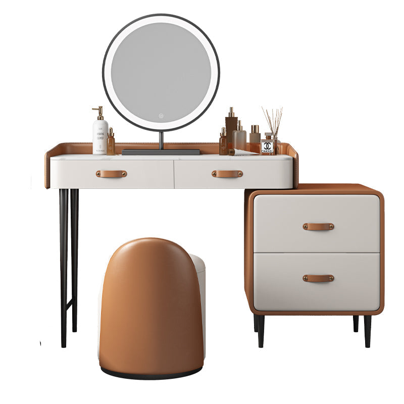 Tavolo da toeletta in legno in legno in legno massiccio in legno in legno massiccio top in pietra