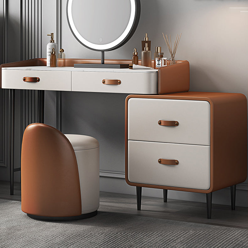 Tavolo da toeletta in legno in legno in legno massiccio in legno in legno massiccio top in pietra