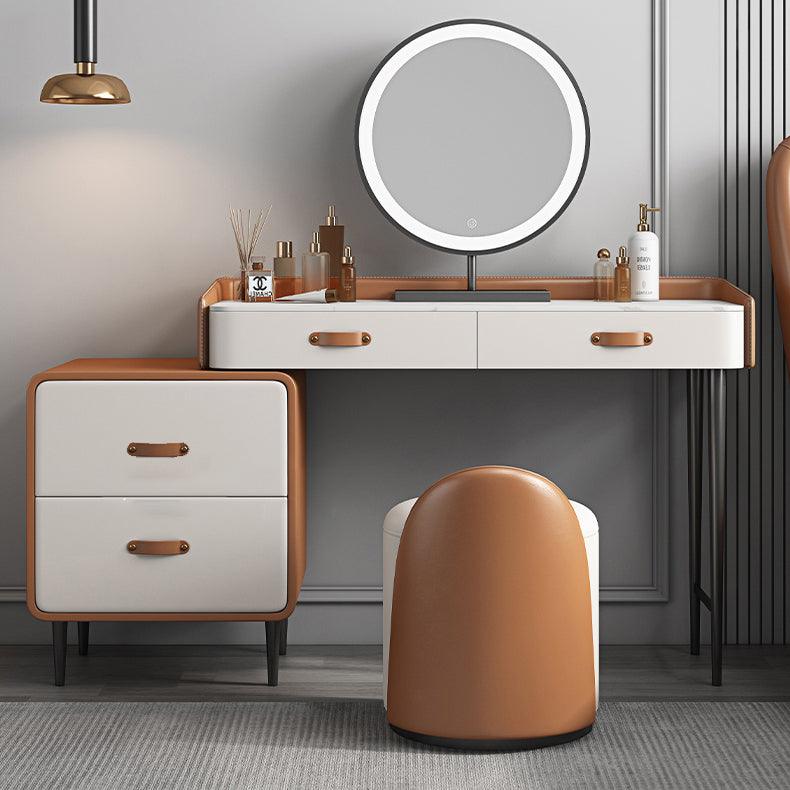 Tavolo da toeletta in legno in legno in legno massiccio in legno in legno massiccio top in pietra