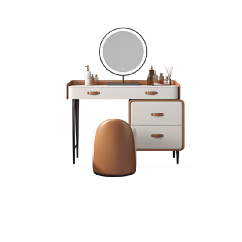 Tavolo da toeletta in legno in legno in legno massiccio in legno in legno massiccio top in pietra