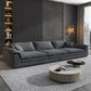 Contemporary Settee Living Room Pillow Top Arm Pillows Seating