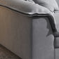 Contemporary Settee Living Room Pillow Top Arm Pillows Seating
