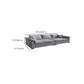 Contemporary Settee Living Room Pillow Top Arm Pillows Seating