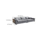Contemporary Settee Living Room Pillow Top Arm Pillows Seating
