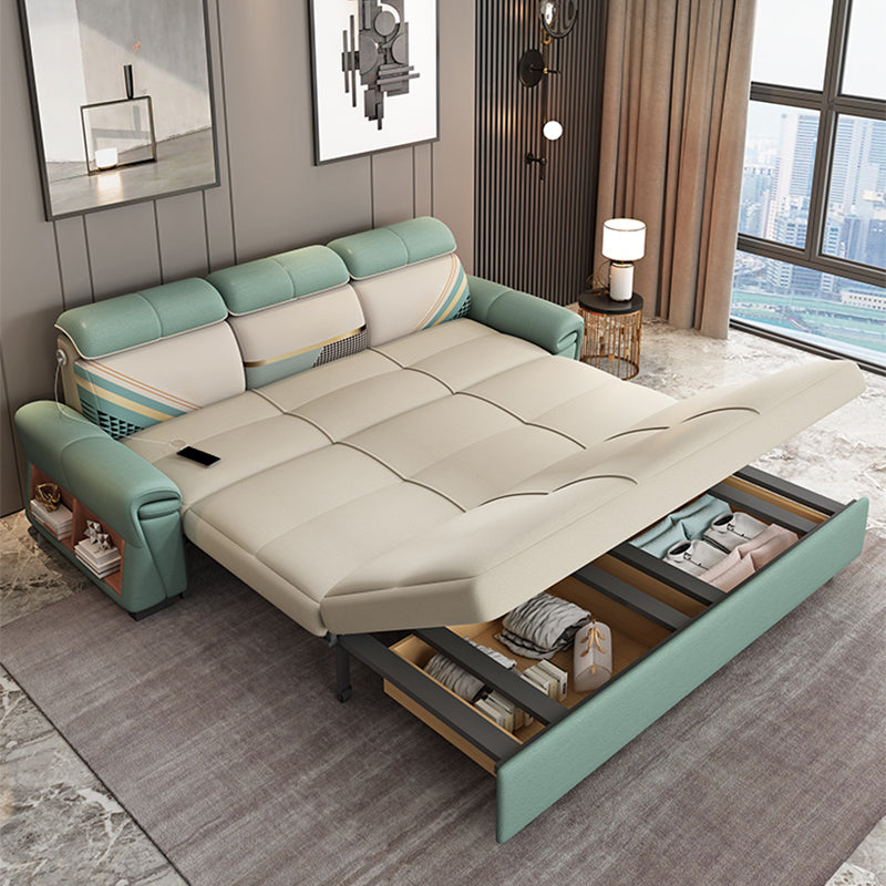 悲惨なソファベッドフェイクレザー耐水性睡眠剤ソファ貯蔵庫はありません