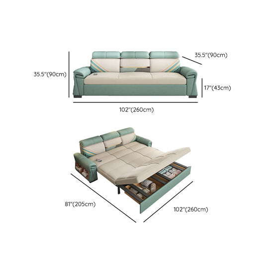 悲惨なソファベッドフェイクレザー耐水性睡眠剤ソファ貯蔵庫はありません